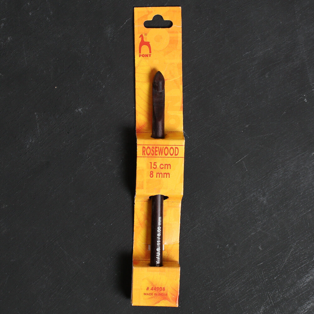 Pony Rosewood 8 mm 15 cm Gül Ağacı Yün Tığ - 44908